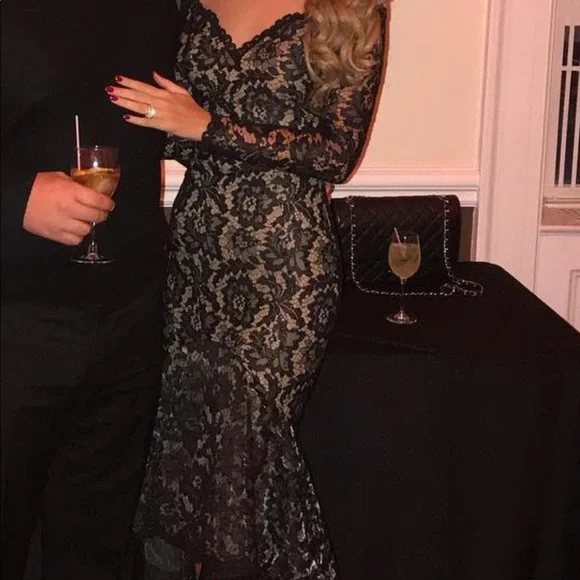 Tarik Ediz Dresses | Tarik Ediz Black Lace Dress | Color: Black | Size: 4 | Hanabl's Closet Tarik Ediz Dresses | Tarik Ediz Black Lace Dress | Color: Black | Size: 4 | Hanabl's Closet